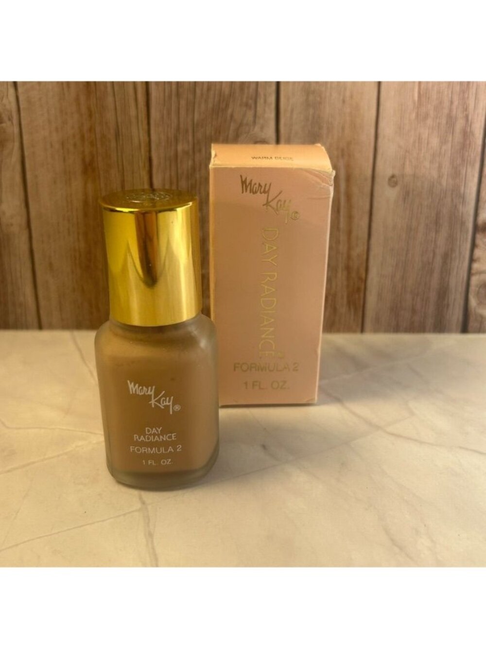 Mary Kay Day Radiance Formula 2 Foundation 1oz Warm Beige Vintage Discontinued